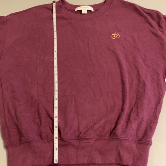 NWT Spiritual Gangster Om Malibu Soft Purple Pullover relaxed Crew Neck size XS - Picture 7 of 16